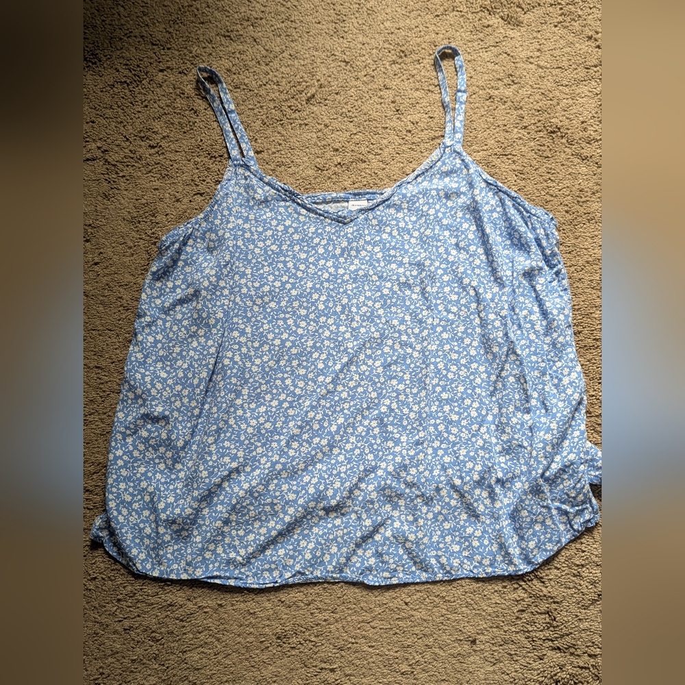 Old Navy Blue Camisole Relaxed Fit